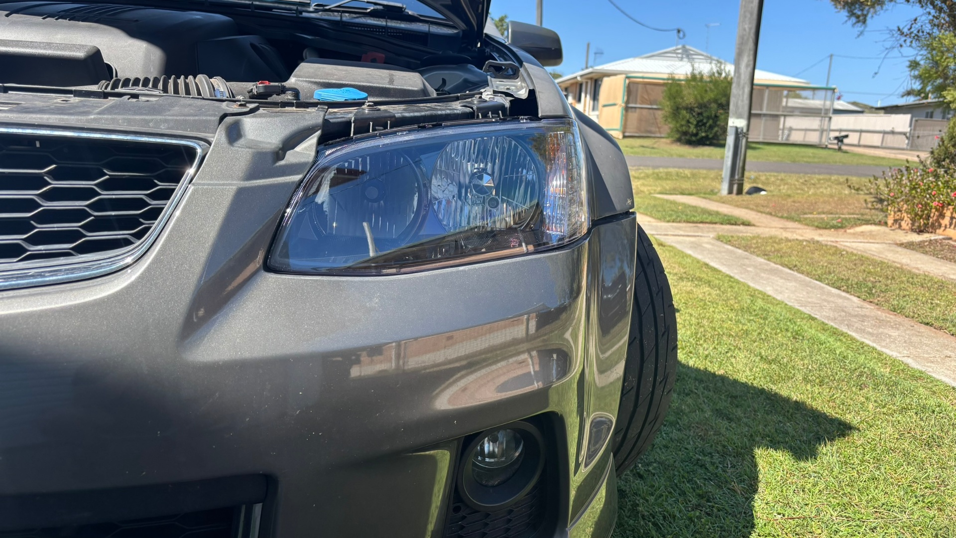 Headlight restoration — after